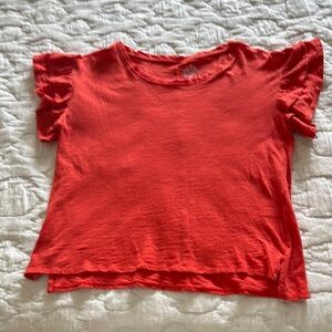 Pilcro Red Short Sleeve Tee